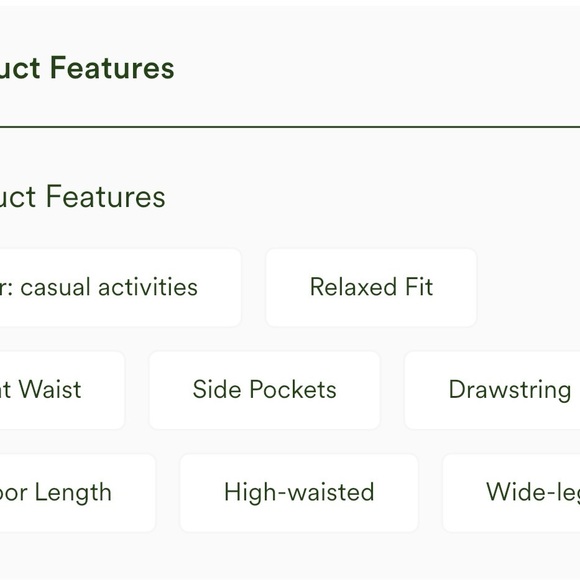 HALARA Black Wide-Leg Linen like Pants Size Small Tall - Picture 10 of 11